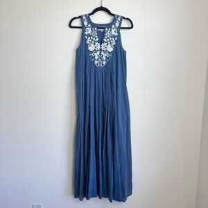 Tuckernuck Cypress Floral Embroidered Maxi‎ Boho Dress
